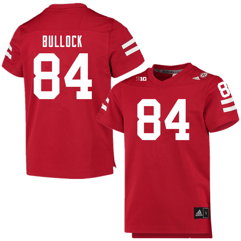 Men #84 Alex Bullock Nebraska Cornhuskers College Football Jerseys Sale-Scarlet